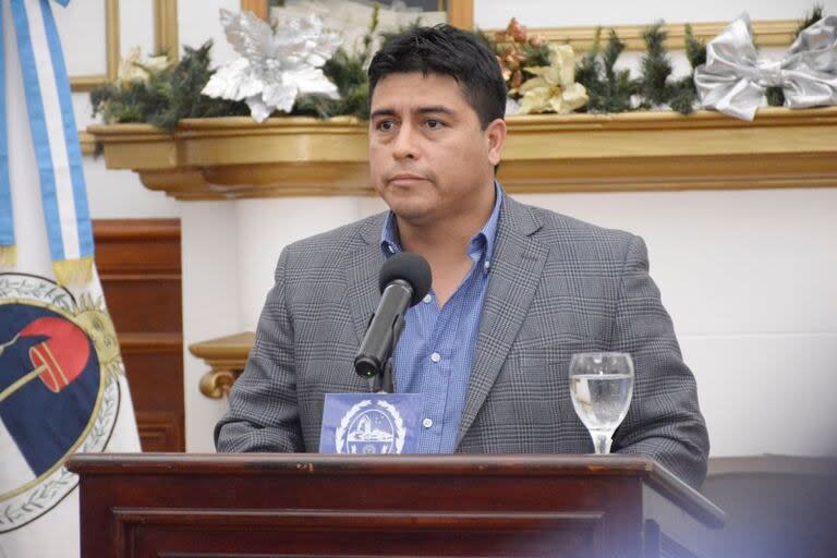 El gobernador Claudio Vidal