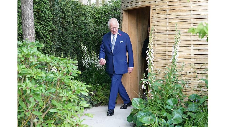 King Charles exploring the Chelsea Flower Show