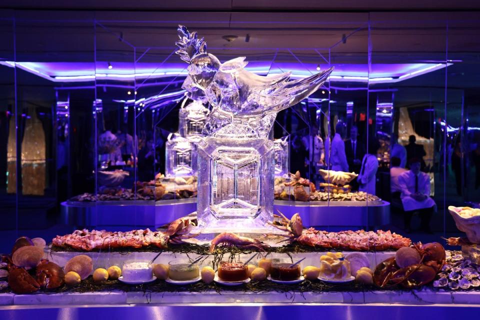 Food is served as Tiffany & Co. Celebrates the reopening of NYC Flagship store (Getty Images for Tiffany & Co.)