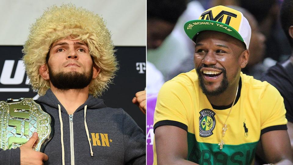 Khabib and Mayweather? Image: Getty