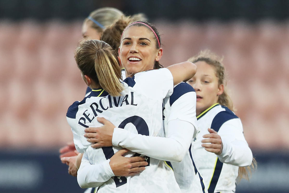 Alex Morgan Makes Tottenham Hotspur Women Debut in Hard-Fought