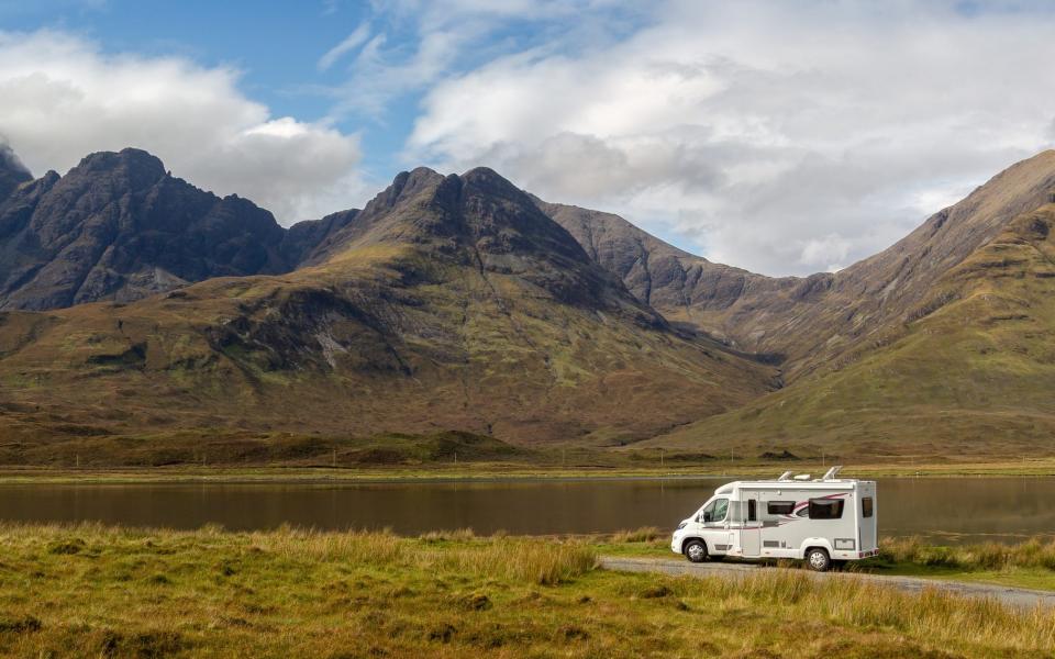 A camapervan in Scotland - Getty