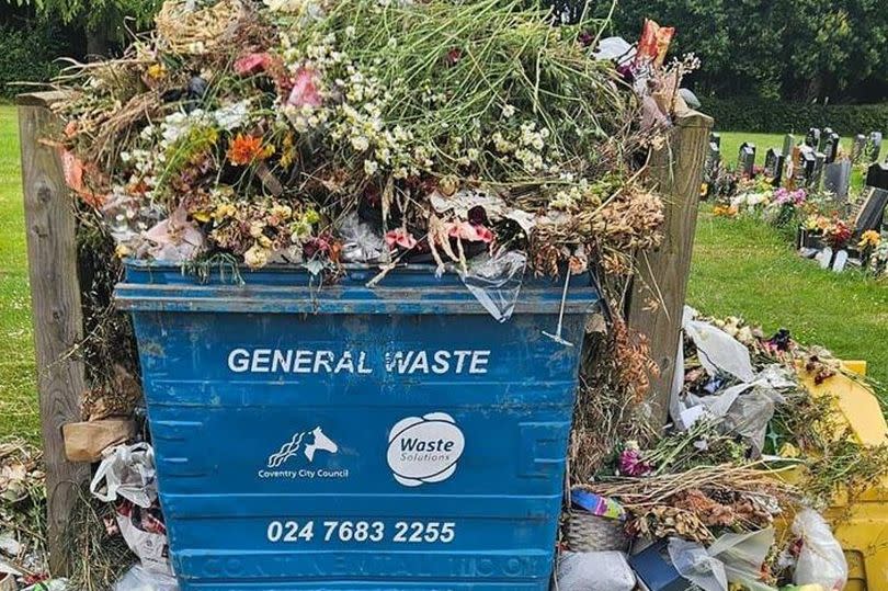 Waste at Canley Crematorium on Cannon Hill Road