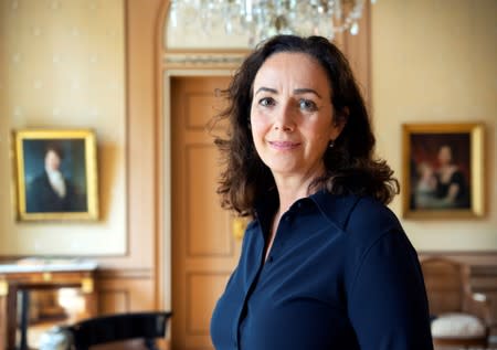 Mayor of Amsterdam Femke Halsema poses for a portrait in Amsterdam