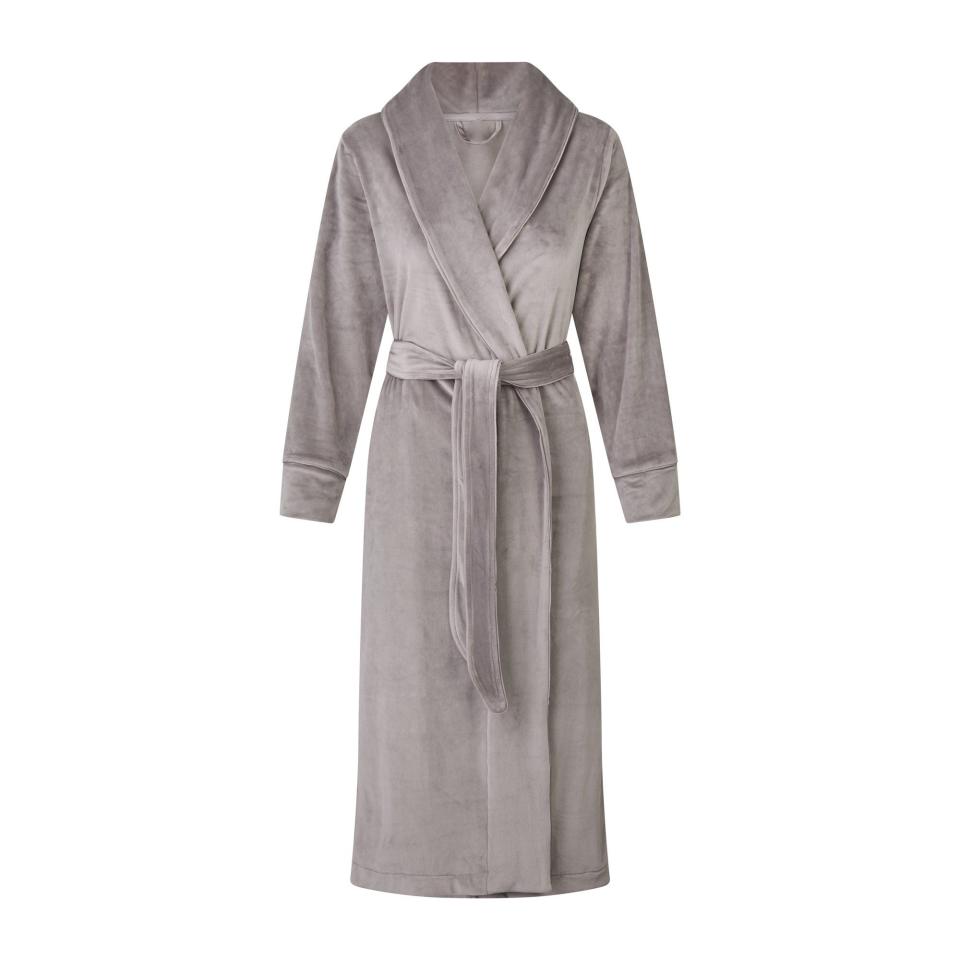 Velour Long Robe