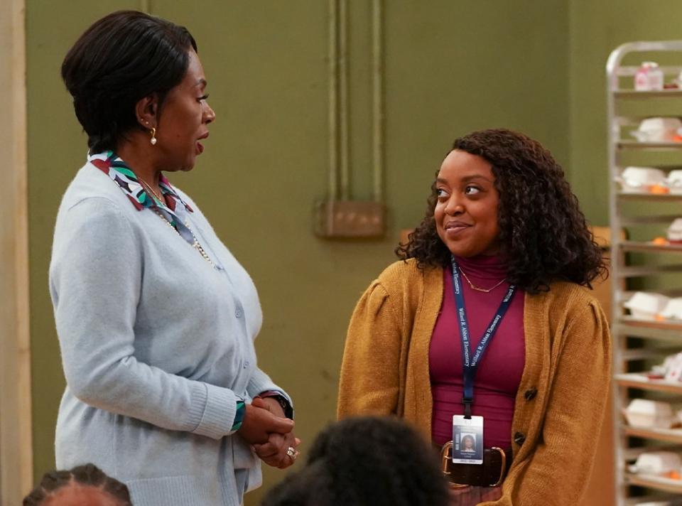 Sheryl Lee Ralph and Quinta Brunson in Abbott Elementary