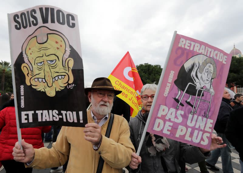 GRÈVES ET MANIFESTATIONS EN FRANCE CONTRE LA RÉFORME DES RETRAITES