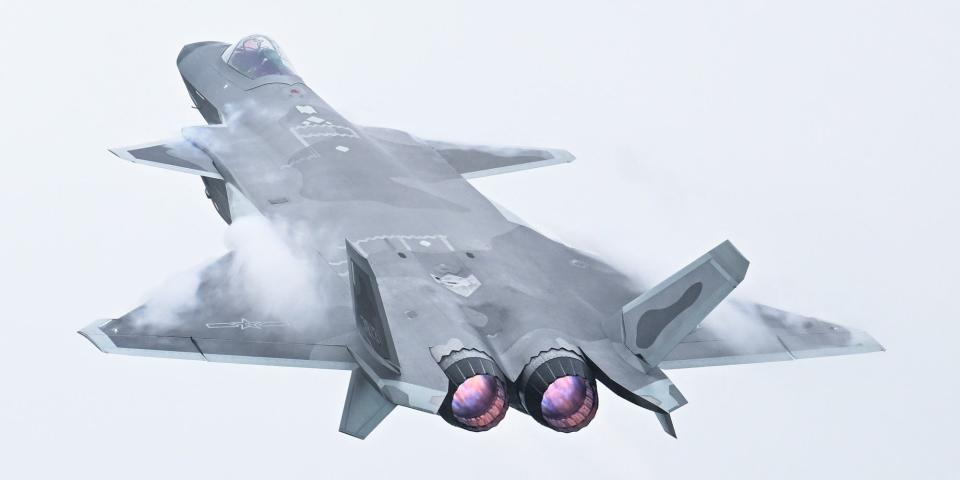 China J-20 stealth fighter jet