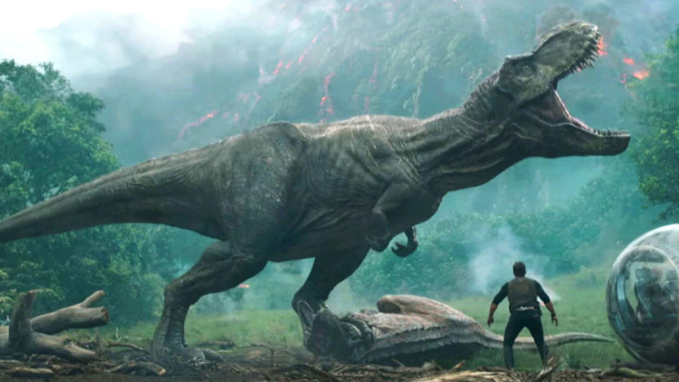 <p>The follow-up to Jurassic World looks like a classic tale of boy meets girl, girl meets dinosaurs, dinosaurs meet volcano. It’ll probably be silly, but entertainingly so. </p>