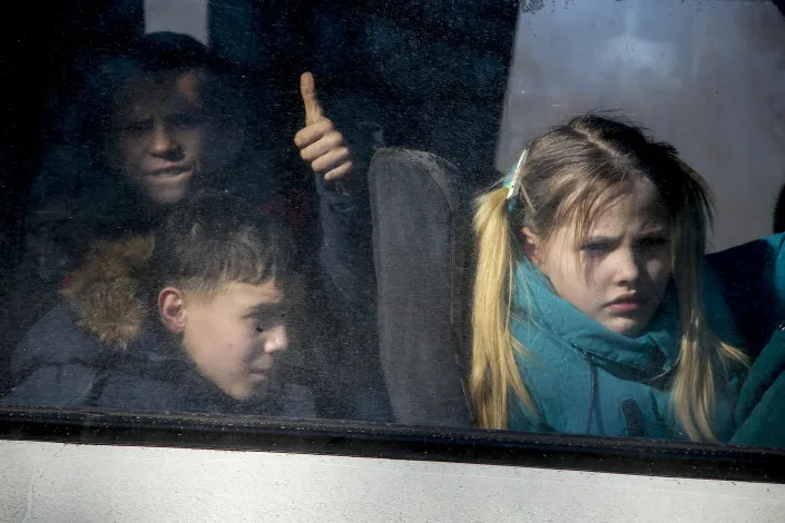 Civilians from Donetsk and Lugansk