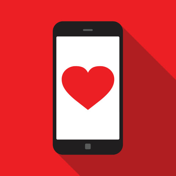 dating app, heart