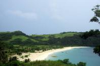 <strong>Mahabang Buhangin</strong> (which translates to “long beach”) in Calaguas is two hours by boat from the mainland. Most visitors fall for the quiet and deserted charm of the island and spend the night there; if you’re among them, get ready to pitch your own tent, bring your own supplies, and have an evening spent listening to the ocean and watching the stars.