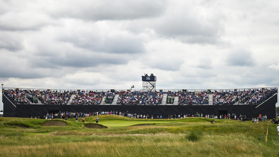 Tens of thousands of fans, pictured here at the 149th The Open Championship at Royal St Georges. 