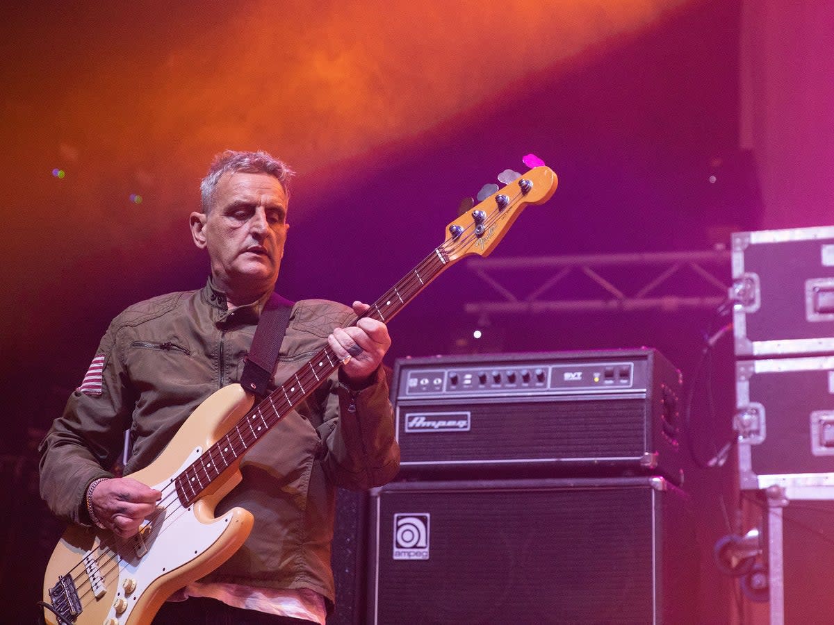 Paul Ryder onstage with Happy Mondays in 2019  (Shutterstock)