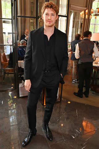 <p>Dave Benett/Getty </p> Joe Alwyn in London on May 10, 2024