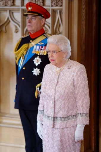 Prince Andrew (L) is often referred to as Queen Elizabeth II's favourite son