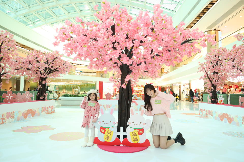 福兔櫻花園有14呎高日式櫻花樹。(官方圖片)