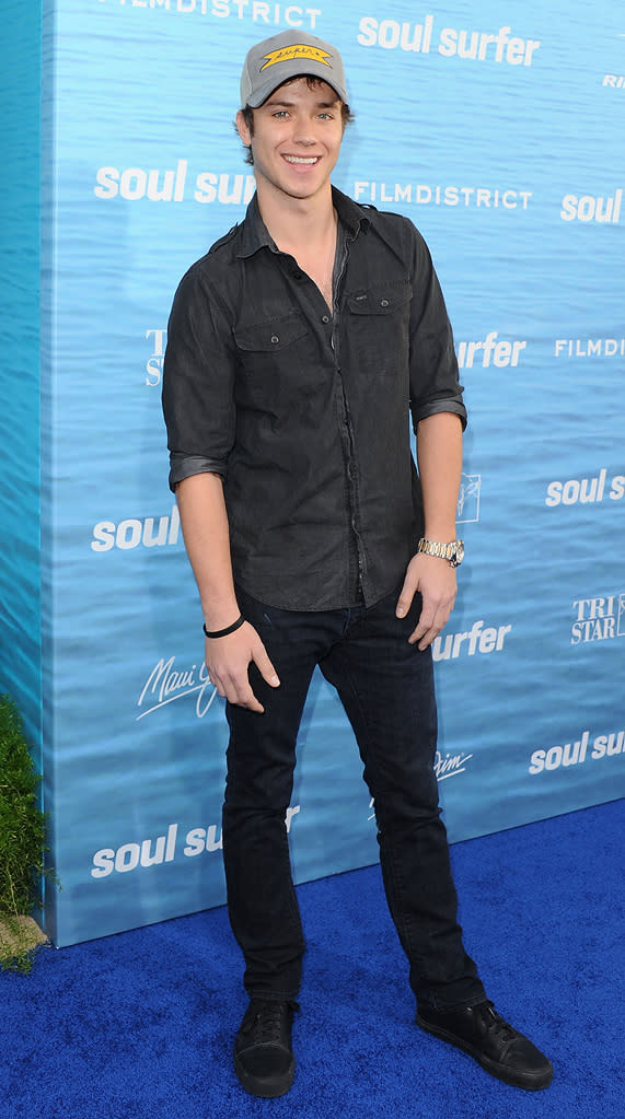 Soul Surfer LA premiere 2011 Jeremy Sumpter