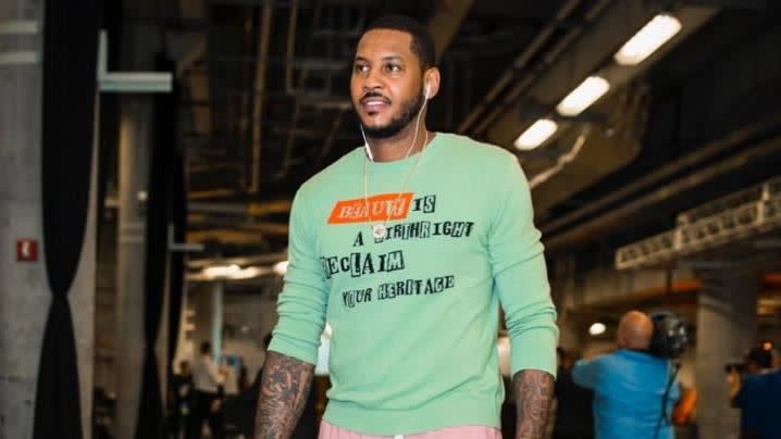 Carmelo Anthony。（圖／翻攝自推特）