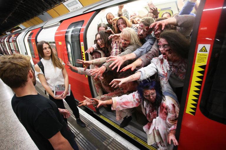 Zombies invade London as Walking Dead celebrates 100th episode