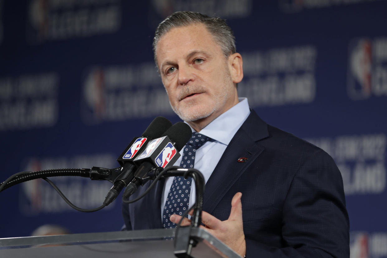 While his recovery will take time, Cavaliers owner Dan Gilbert is still in good spirits after suffering a stroke last month in a Detroit-area hospital.