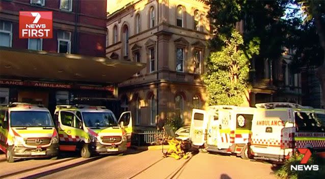 An investigation is underway as to how he was able to leave Royal Prince Alfred Hospital. Source: 7 News