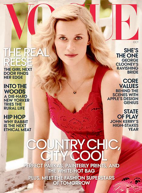 Reese Witherspoon on the cover of VOGUE