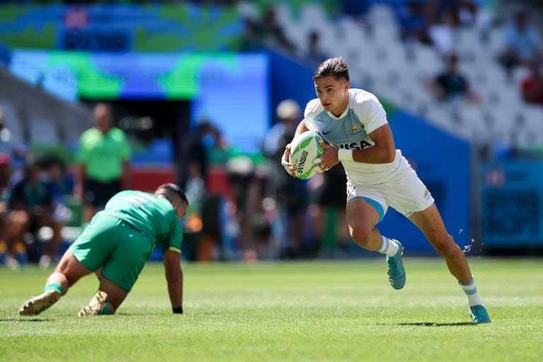 Marcos Moneta, siempre desequilibrante en los Pumas 7's