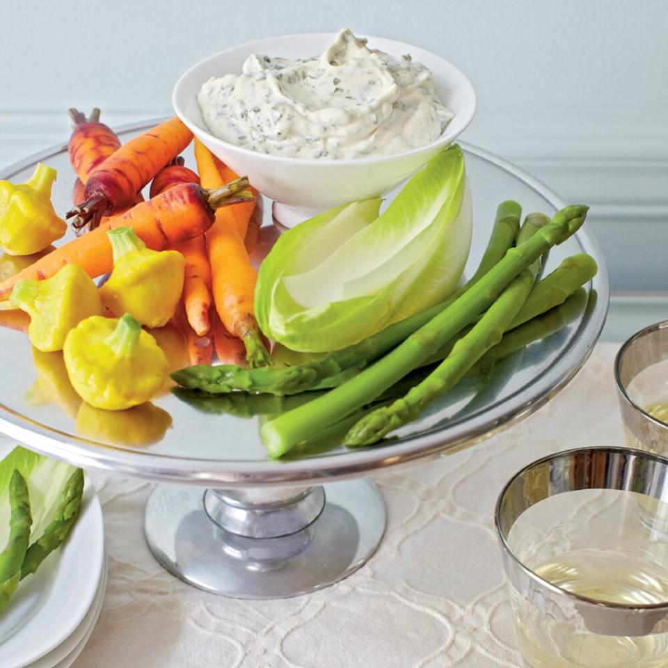 Basil Aïoli with Crudités