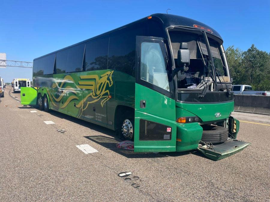 USC bus crash in Mississippi (Courtesy: Mississippi Highway Patrol) 