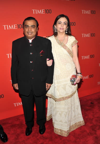 <p>He is married to Nita Ambani. Like Mukesh himself, Nita also hails from a middle-class background. Theirs was an arranged marriage. </p>