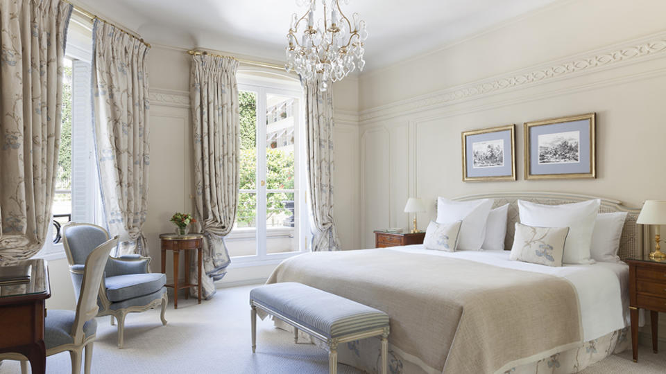 A subtly decorated suite inside the detailed-oriented Le Bristol Paris. - Credit: Le Bristol Paris