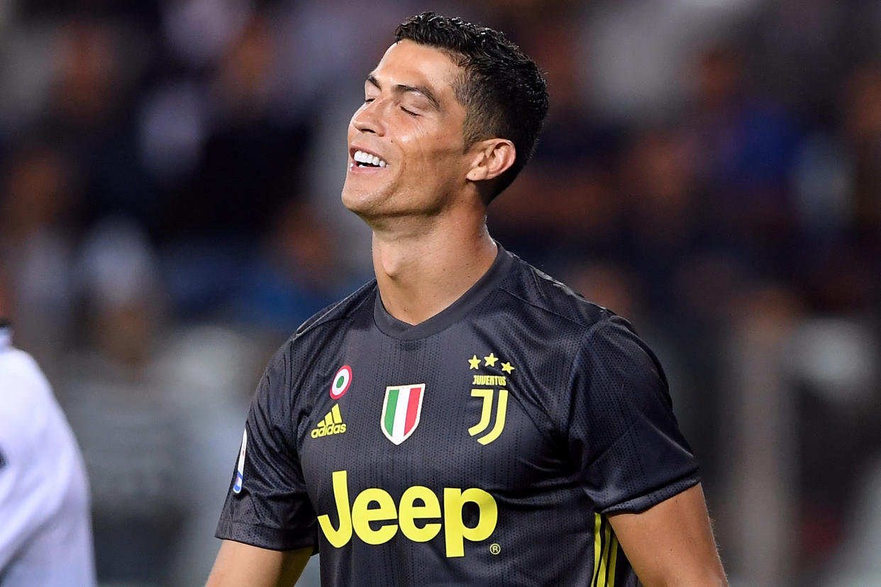 Cristiano Ronaldo durante el último partido con la Juventus contra el Parma. REUTERS/Alberto Lingria