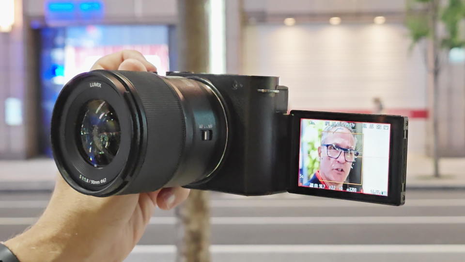 <p>Panasonic S9 mirrorless camera hands-on</p>
