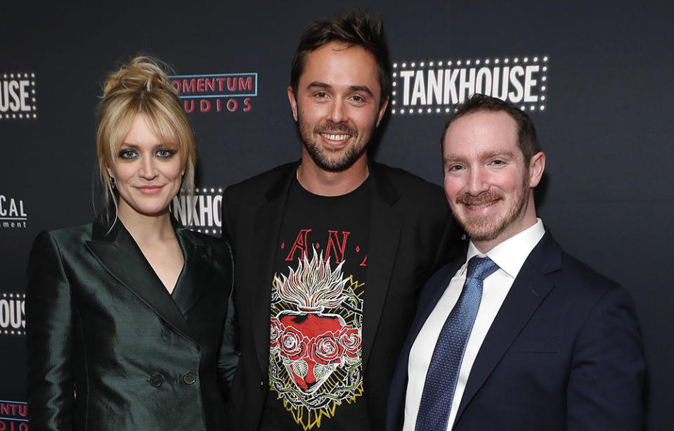 Chelsea Frei, Noam Tomaschoff and Matthew Cooper - Credit: Leon Bennett/Getty Images