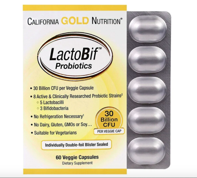 California Gold Nutrition, LactoBif Probiotics, 30 Billion CFU, S$28.11. PHOTO: iHerb