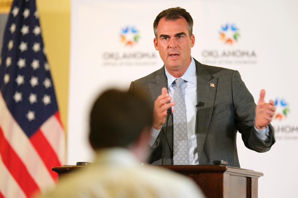 Gov. Kevin Stitt recently joined other GOP governors in a letter asking the NCAA to overhaul its policy on transgender athlete participation.