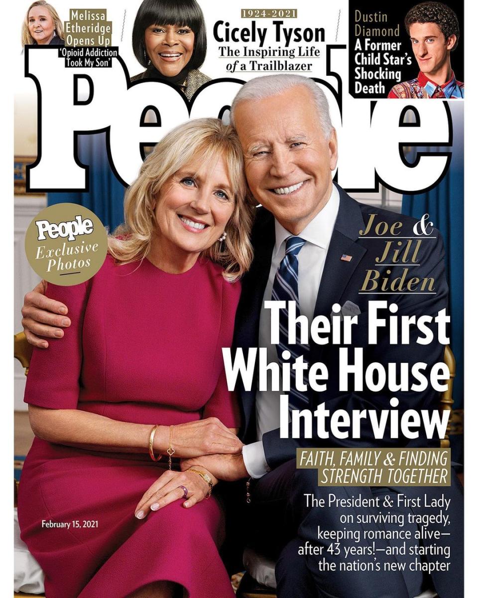 Joe and Jill Biden on People Magazine