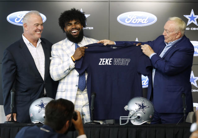 Hey guys, is this an actual Cowboys Jersey from Zeke? I can not