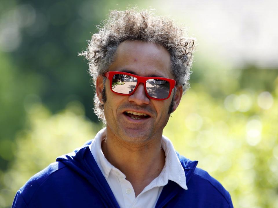 Palantir CEO Alexander Karp represented the only private tech company at President-elect Trump’s exclusive tech summit on Wednesday in New York City. Source: REUTERS/Mike Blake