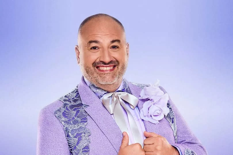 For use in UK, Ireland or Benelux countries only Undated BBC handout photo of Wynne Evans, one of the celebrity contestants in this year's BBC1's Strictly Come Dancing. Issue date: Tuesday September 10, 2024. PA Photo. Photo credit should read: Ray Burmiston/PA Wire NOTE TO EDITORS: Not for use more than 21 days after issue. You may use this picture without charge only for the purpose of publicising or reporting on current BBC programming, personnel or other BBC output or activity within 21 days of issue. Any use after that time MUST be cleared through BBC Picture Publicity. Please credit the image to the BBC and any named photographer or independent programme maker, as described in the caption.