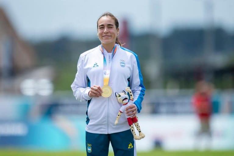 La olímpica Belén Casetta ganó la carrera de 3000 metros con obstáculos y se alzó con la medalla de oro