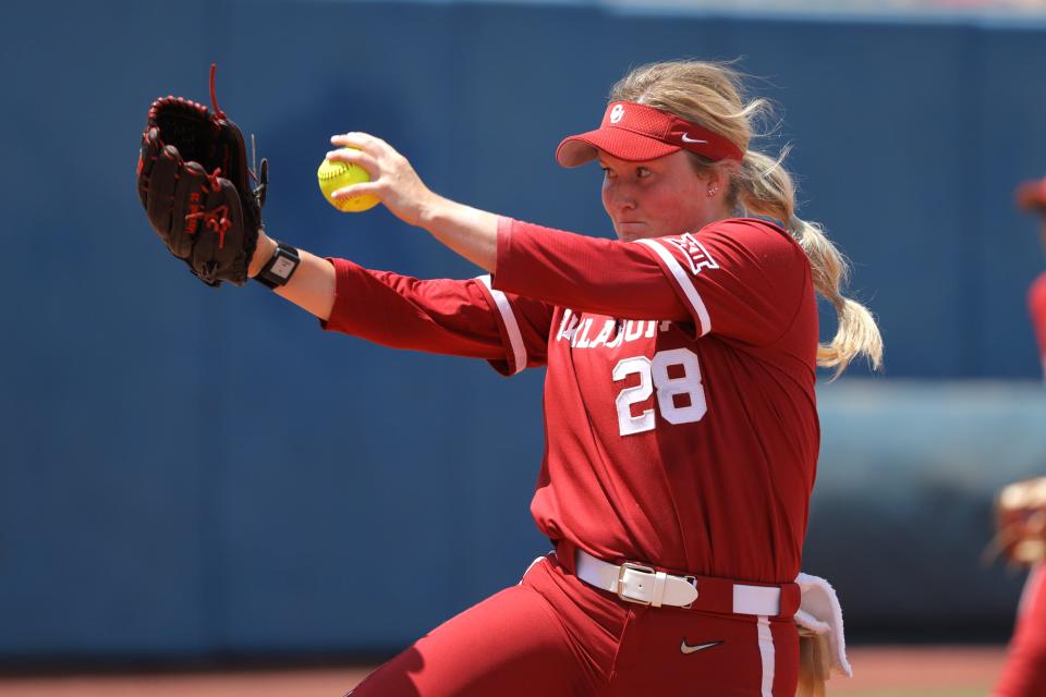 OU softball shuts out UCLA as Kelly Maxwell pitches Sooners into WCWS