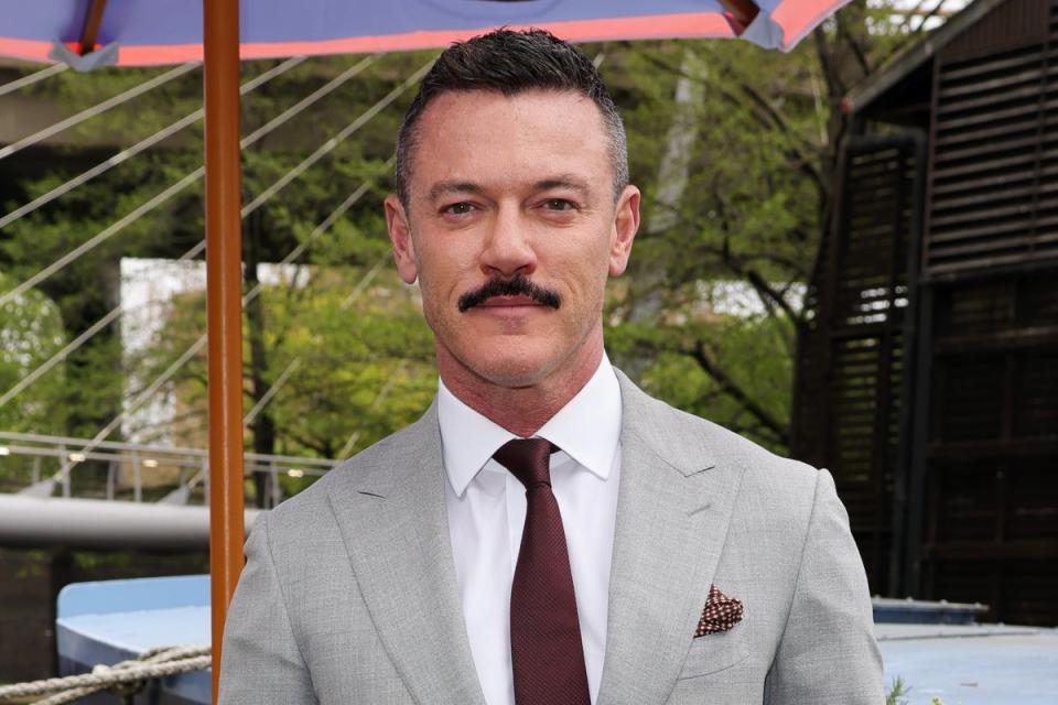 Luke Evans attends the launch of the new Plymouth Gin 