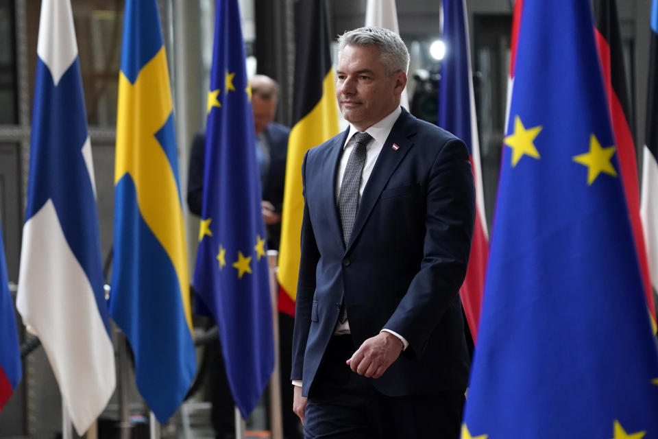 Der österreichische Bundeskanzler Karl Nehammer beim EU-Gipfel. (Bild: Pier Marco Tacca/Getty Images)