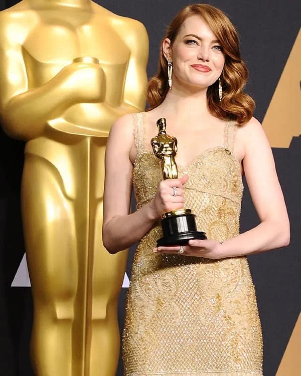 Emma se llevó el Oscar por La La Land en 2016