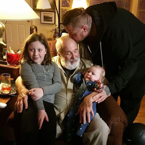 <p>Jelly Roll Instagram</p> Jelly Roll with his father, and kids, Bailee Ann and Noah