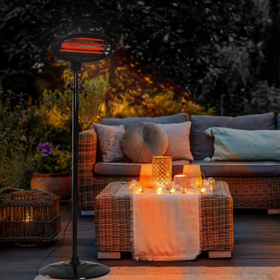 Warm up with a stylish patio heater