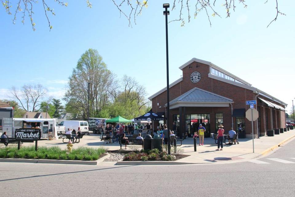 The Vine Street Market in O’Fallon runs 8 a.m. to noon on Saturdays.