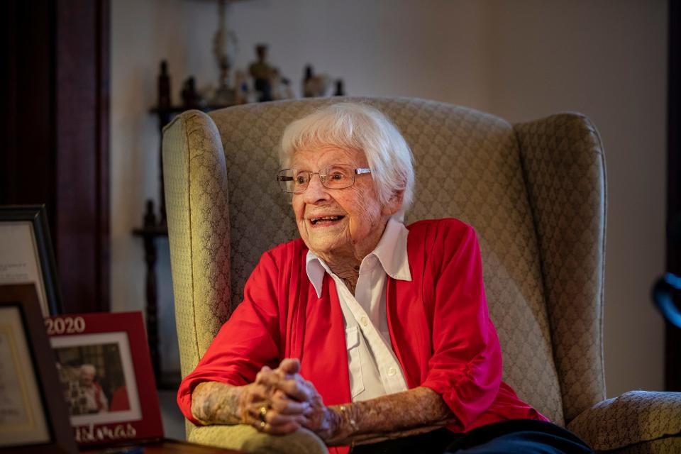 Lenore "Gundy" Costello has lived in the same home in Lake Alfred for 76 years. She will turn 107 on Sunday.